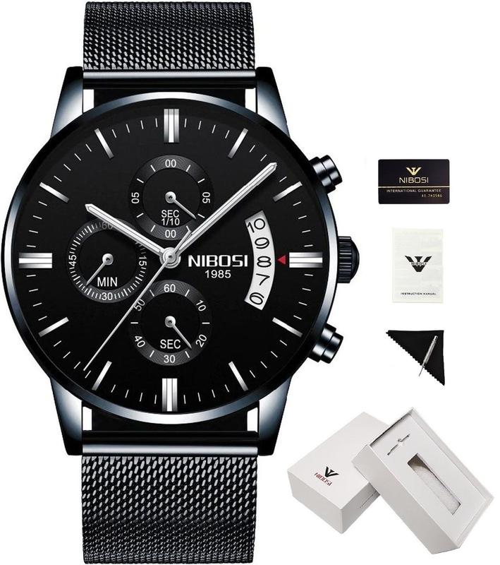 Relógio Masculino Nibosi 2309 Diversas Cores Original Aço Inox